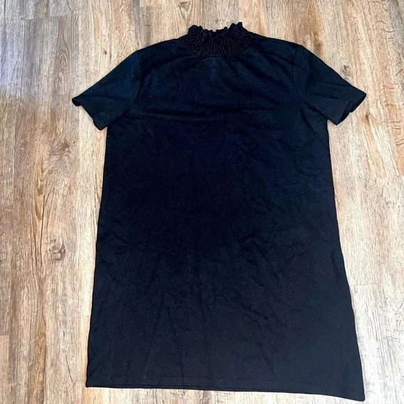 Zara Black Short Sleeve Dress‎ - Picture 1 of 5